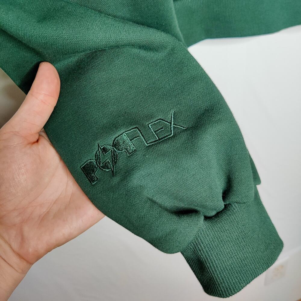 Popflex Full Zip Oversized Cloud Hoodie Game Time Green Large XL Athleisure - Picture 8 of 16